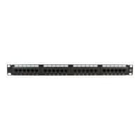 MicroConnect - Anslutningspanel - RJ-45 X 24 Svart