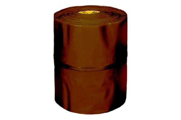 Paikannusteippi 253 PE-putkilinjoille, ruostumattomasta teräksestä valmistettu sisäosa, leveys 20 cm, ruskea