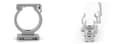 Pikkukuva 2 / 2: Halogeeniton pidike 37 valkoinen 19137-B/ UZ-HFFR-B 37, 25 kpl pakkaus