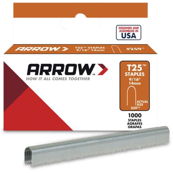 Arrow Kabelstift T25 9/16 14mm stål