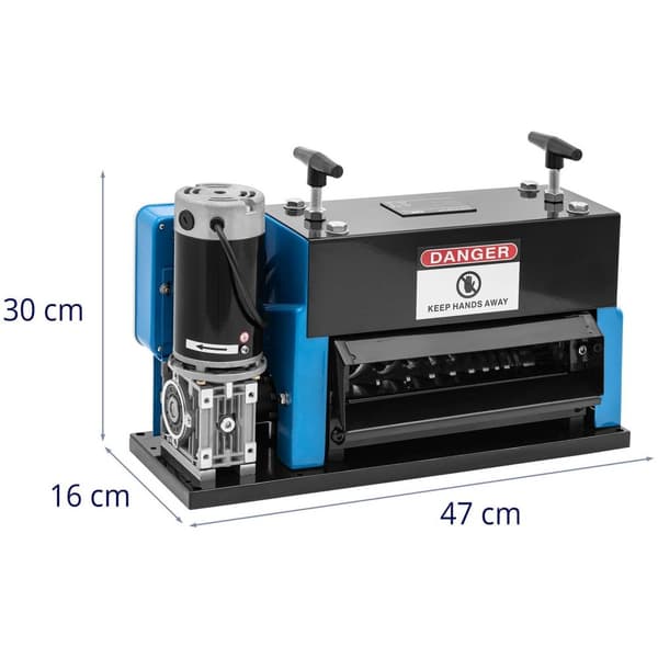 MSW Kabelskalningsmaskin - 400 W - 9 skär - 25 m/min
