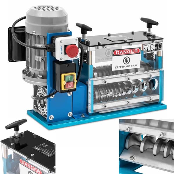 Afisoleringsmaskine til afisolering af kabler og ledninger 750 W - 10 indgange
