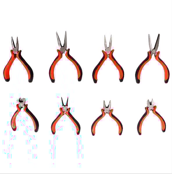 INF Mini Handgjorda Tänger, Små och Praktiska Mini Needle Nose Pliers without Teeth