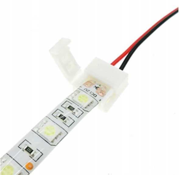 Stik til LED-strimler MONO SMD 8mm med ledning