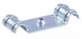 Miniatyrbillede 1 af 3: Dobbelt stålkabelholder 6 mm galvaniseret x100