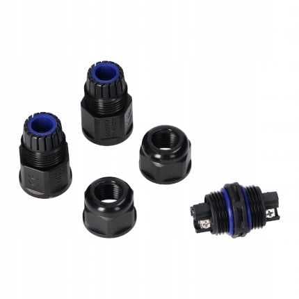 Kabelforbindelsesmuffe lige stik IP68, 3x4mm2