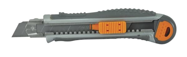 Kniv med 25 mm udtrækkeligt blad, 4 ekstra blade, PROF