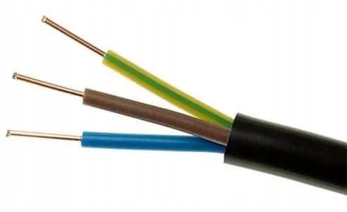Elkabel yky jordkabel 3 x 1,5 mm², NYY-J 1kV, 50m