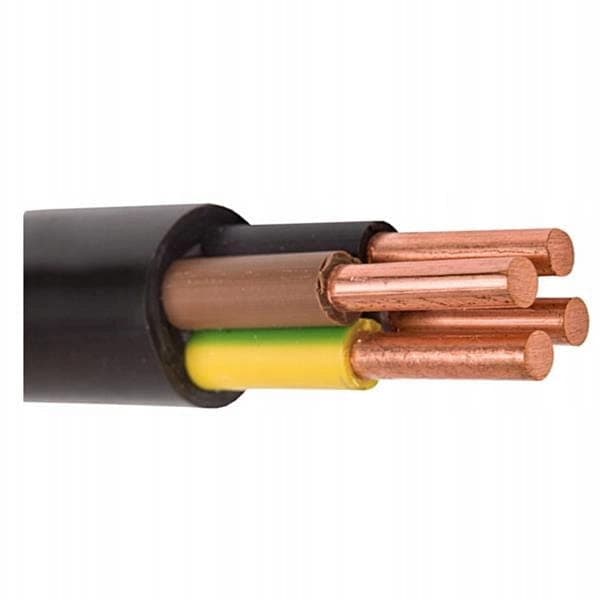 Elkabel yky jordkabel 4 x 10 mm², NYY-J 1kV, 25m