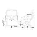 Miniatyrbild 4 av 4: Hylskontakthus Han® 10B-asg2-LB-K-M20 19300101295 Harting 1 st
