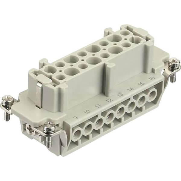 HARTING 09330162711 Insats för hylsdon Han® E 16 + PE Skruv 1 st