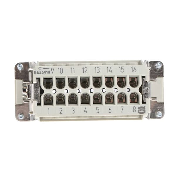 Harting 09330162701 Insats för hylsdon Han® E 16 + PE Skruv 1 st