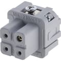Miniatyrbild 1 av 4: Amphenol C146 10B003 002 4-1 Insats för hylsdon Heavy|mate® C146 Totalt antal poler 3 + PE 1 st