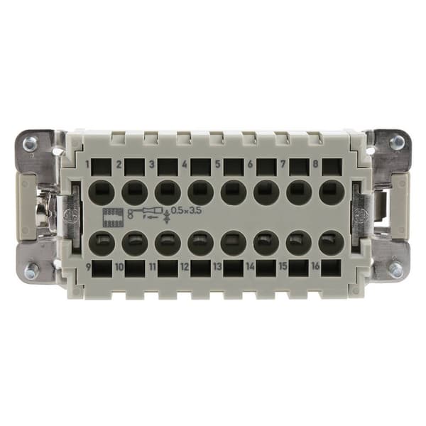 Harting 09330162616 Stiftinsats Han® E 16 + PE Fjäderdrag 1 st