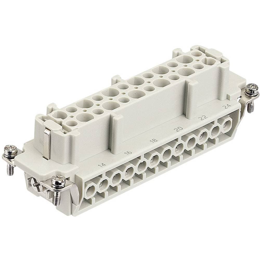 Insats för hylsdon Han® Hv E 09 34 010 2701 Harting 10 + 2 + PE Skruv 1 st