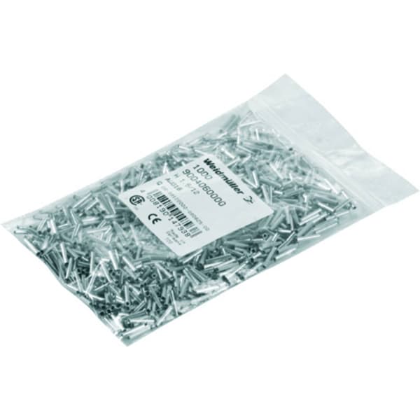 Weidmüller 9004060000 Ändhylsa 1.5 mm² Oisolerad Metall 1000 st