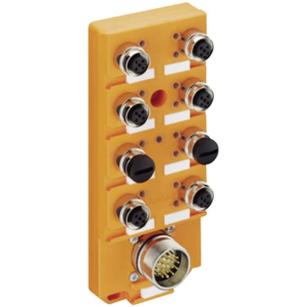 Lumberg Automation ASBSV 8/LED 5 11138 Sensor/ställdon passiv M12 fördelare med metallgänga 1 st