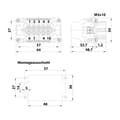 Miniatyrbild 4 av 4: Harting 09330102772 Insats för hylsdon Han® E 10 + PE Fjäderdrag 1 st