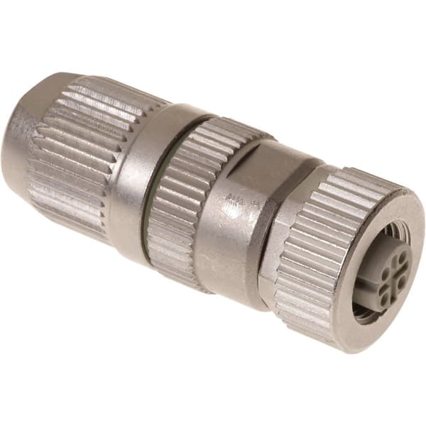 Harting 21032822405 Sensor/ställdon-kontakt, okonfektionerad M12 Hona rak Antal poler (RJ): 4 1 st