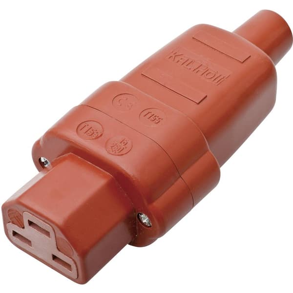 Kalthoff 444001 Strömförsörjningskontaktdon 444 Hona rak Totalt antal poler: 2 + PE 16 A Röd 1 st