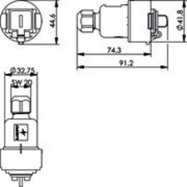 Telegärtner 100022950 STX V6 RJ45-kopplingsdosa variant 6 100022950 Koppling rak Poler: 8P8C Ljusgrå 1 st
