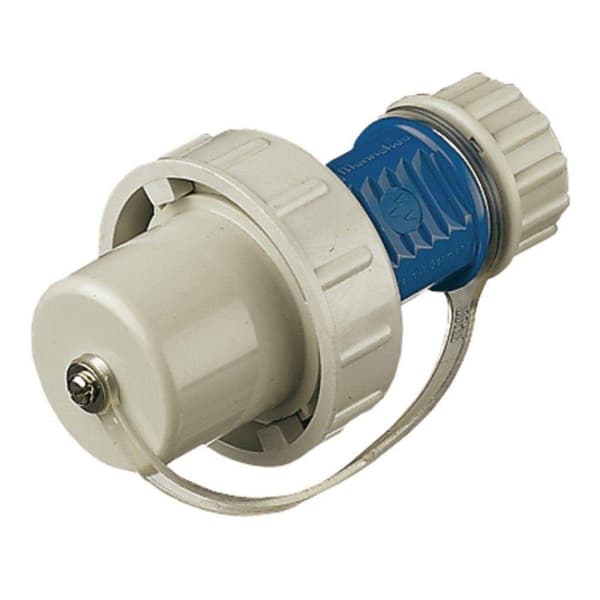 MENNEKES 10828 Stickpropp Plast tryckvattentät 230 V Vit, Blå IP68