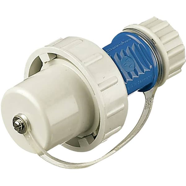MENNEKES 10828 Stickpropp Plast tryckvattentät 230 V Vit, Blå IP68