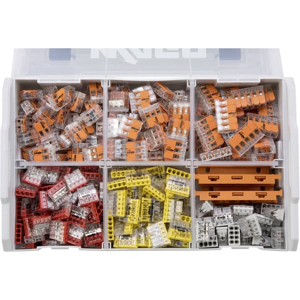 WAGO 887-955 Kopplingsklämma set Flexibel: 0.14-4 mm² Styvhet: 0.2-4 mm² 1 set
