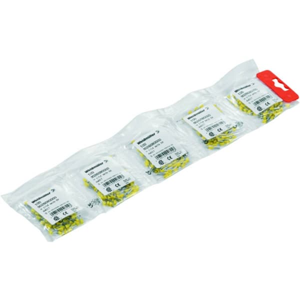 Weidmüller 9028240000 Ändhylsa 0.14 mm² Delisolerad Grå 500 st