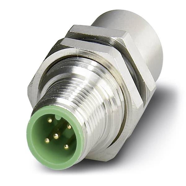 Phoenix Contact 1551671 Sensor/ställdon-kontaktdon M12 Adapter, flänsmontering Antal poler (RJ): 5 1 st