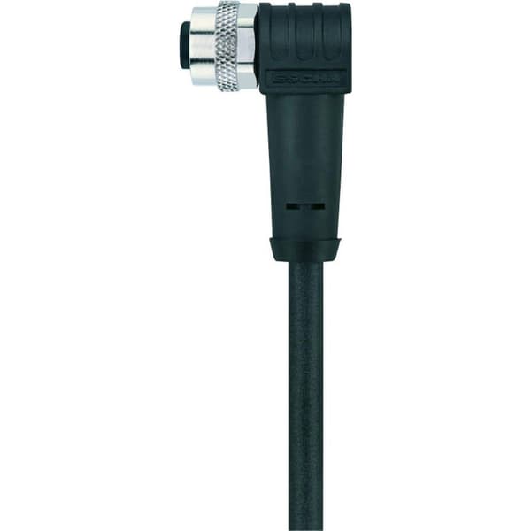 Escha 8046994 Sensor/ställdon-kontakt, konfektionerad M12 Hona vinklad 5.00 m Antal poler (RJ): 8 1 st