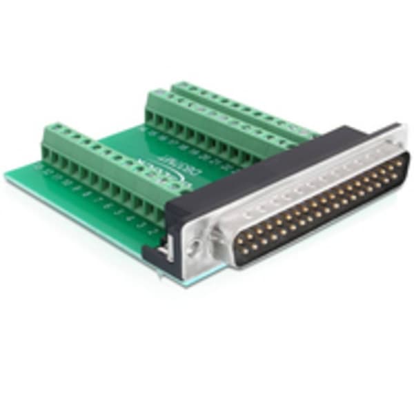 Delock 65320 D-Sub stiftlist 180 ° Antal poler: 37, 39 1 st