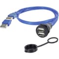 Miniatyrbild 1 av 3: 2x USB 2.0 typ A. Chassianslutning inbyggnad 1310-1028-02 M22 1310-1028-02 encitech Innehåll: 1 st