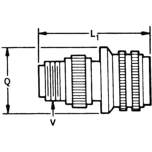 Fujikura 3106A 14S 2S/C Rundkontakt Hona rak Totalt antal poler: 4 Serie (rundkontakt): DMS 1 st