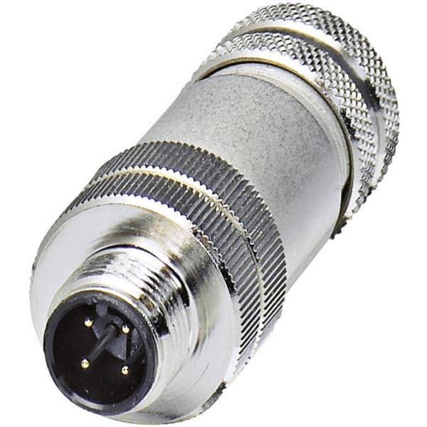 Phoenix Contact 1693830 Sensor/ställdon-kontakt, okonfektionerad M12 Kontakt hane rak Antal poler (RJ): 4 1 st