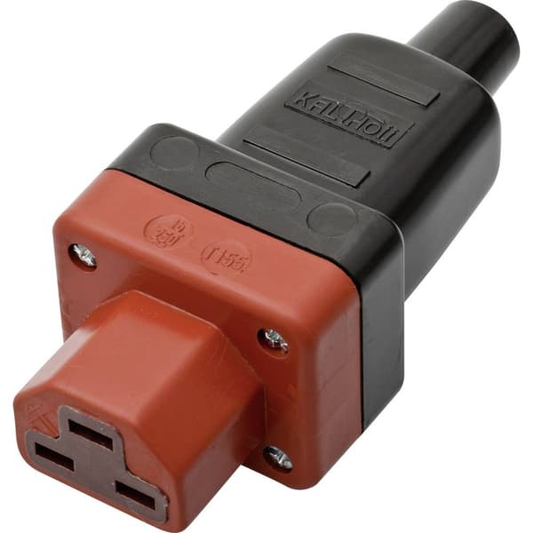Kalthoff 444008 Strömförsörjningskontaktdon 444 Hona rak Totalt antal poler: 2 + PE 16 A Svart, Röd 1 st