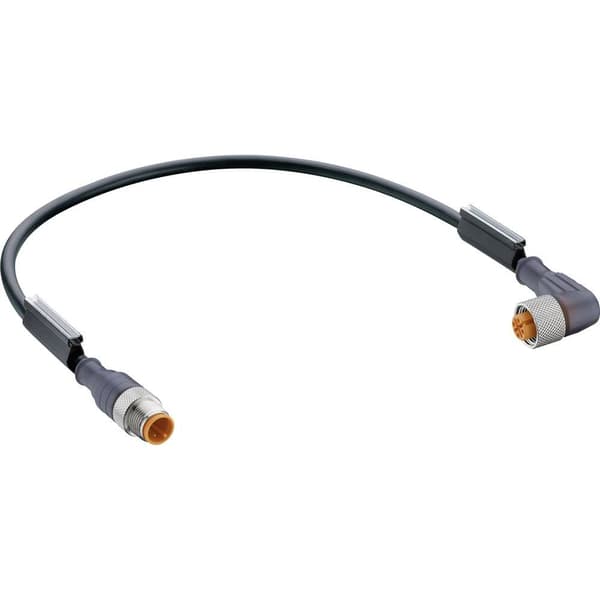 Belden 29633-1 Sensor/ställdon-kontakt, konfektionerad M12 Kontakt hane rak, Hona vinklad 3.00 m Antal poler (RJ): 5 1