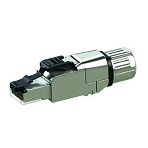 Telegärtner 100023087 RJ45 CAT 6A skärmad 100023087 Kontakt hane rak Antal poler (RJ) 8 1 st