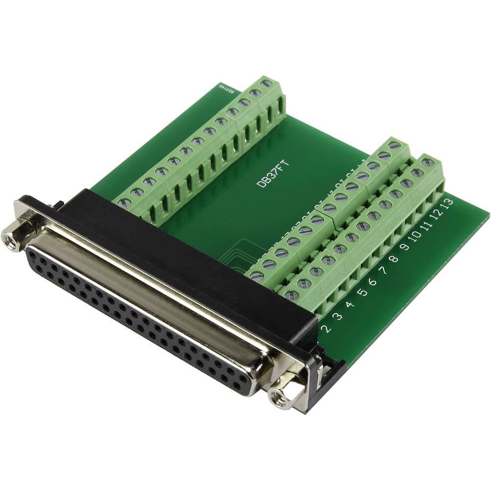 TRU COMPONENTS 1229328 DSUB37F-39TB-3 D-Sub anslutning 90 ° Antal poler: 37 Skruv 1 st