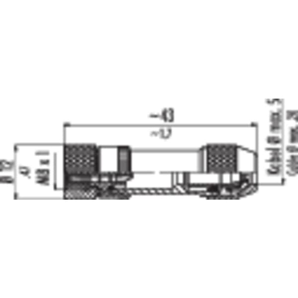 binder 99-3362-00-04 Sensor/ställdon-kontakt, okonfektionerad M8 Hona rak Antal poler (RJ): 4 1 st