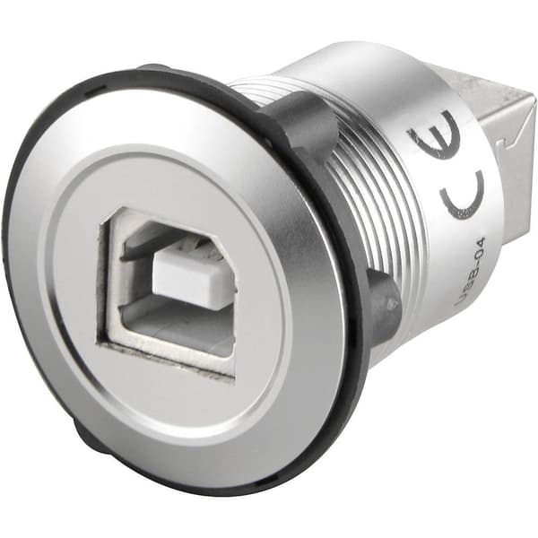 TRU COMPONENTS USB-03 USB-uttag för inbyggnad 2.0 Hona inbyggd USB-uttag typ B till USB-uttag typ A Innehåll: 1 st