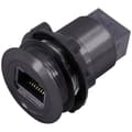 Miniatyrbild 3 av 3: TRU COMPONENTS RJ45-02-BK RJ-inbyggnadsuttag 1417397 Hona inbyggd Svart 1 st