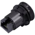 Miniatyrbild 2 av 3: TRU COMPONENTS RJ45-02-BK RJ-inbyggnadsuttag 1417397 Hona inbyggd Svart 1 st