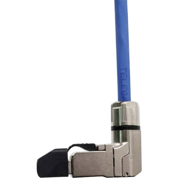 Telegärtner 100023062 RJ45-kontakt vinklad, kan monteras på plats 100023062 Kontakt hane rak 1 st