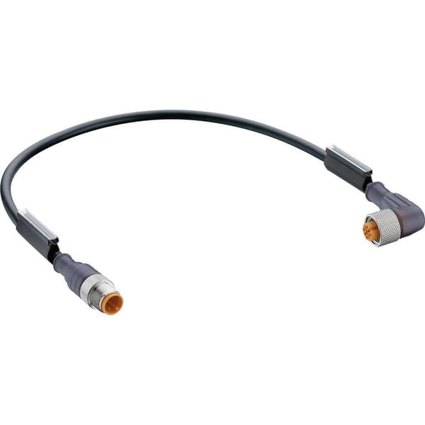 Belden 28980-1 Sensor/ställdon-kontakt, konfektionerad M12 Kontakt hane rak, Hona vinklad 5.00 m Antal poler (RJ): 3 1