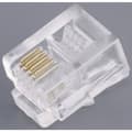 Miniatyrbild 1 av 2: TRU COMPONENTS Modulkontakt TC-2525002 Kontakt hane rak Poler: 6P6C Antal poler (RJ) 6P6C Transparent 100 st