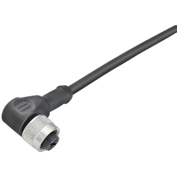 binder 79-3434-33-04 Sensor/ställdon-kontakt, konfektionerad M12 Hona vinklad 2.00 m Antal poler (RJ): 4 1 st
