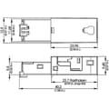 Miniatyrbild 3 av 4: Telegärtner 100007454 STX V1 RJ45-kontaktinsats Kat.6 100007454 Kontakt hane rak Poler: 8P8C 1 st