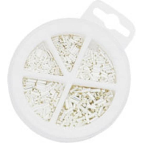 NWS 144-BS-500 Ändhylsa sortiment 0.5 mm², 0.75 mm², 1 mm², 1.5 mm², 2.5 mm² Oisolerad Silver 500 st