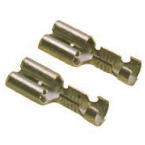 LAPP 63501010 Flatstifthylsa med låsning Anslutningsbredd: 6.3 mm Anslutningstjocklek: 0.8 mm 180 ° Oisolerad 100 st
